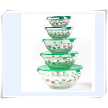 Food Storage Boxes Glass Ice Bowl